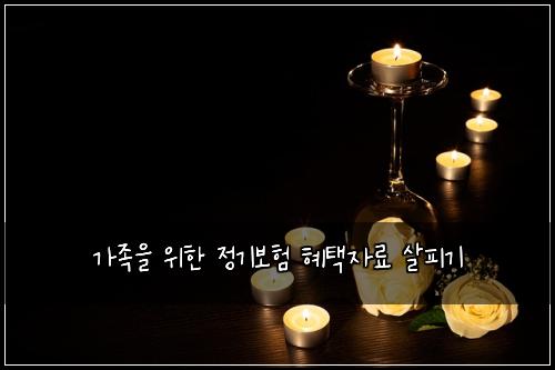 ๊ฐ์กฑ์ ์ํ ์ ๊ธฐ๋ณดํ ํํ์๋ฃ ์ดํผ๊ธฐ