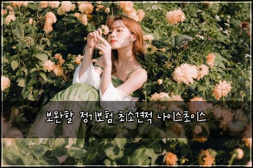 ๋ณด์ํ ์ ๊ธฐ๋ณดํ ์ต์๊ฒฌ์ ๋์ด์ค์ด์ด์ค