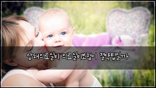 상해의료실비 의료실비보험이 절약팁일까