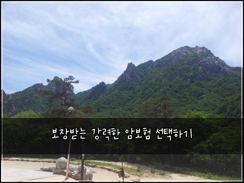 보장받는 강력한 암보험 선택하기
