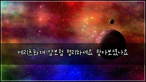λ©λ¦¬μΈ νμ¬ μ보ν μ 리νμΈμ μ°Ύμ보μ
¨λμ