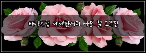 태아보험 세세한서치  어떤 걸 고르징