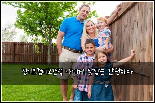 정기보험비교견적 나에게 알맞는 간편하다
