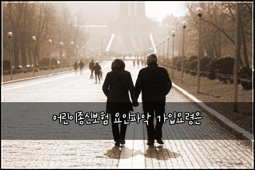 어린이종신보험 요인파악  가입요령은