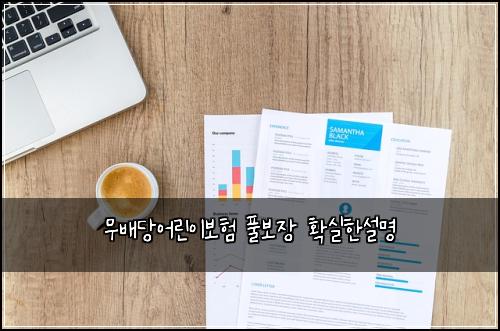 무배당어린이보험 풀보장  확실한설명