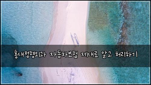홍대정형외과 자동차보험 제대로 알고 처리하기