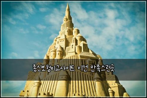 종신보험비교사이트 이건 만족스런곳