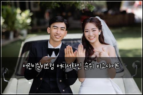 어린이실비보험 어디서확인  순위 비교사이트