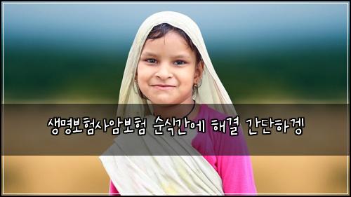 생명보험사암보험 순식간에 해결 간단하겡