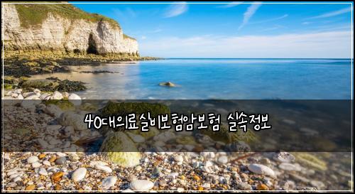 40대의료실비보험암보험 실속정보
