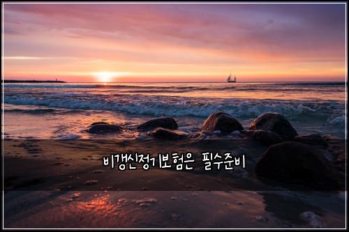 비갱신정기보험은 필수준비