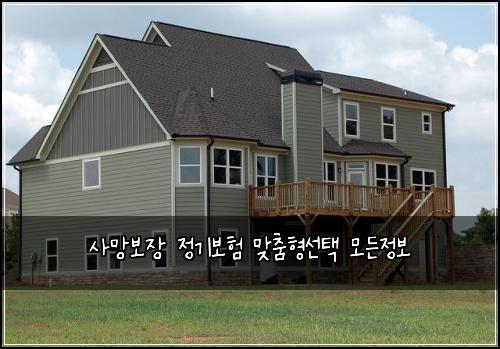 사망보장 정기보험 맞춤형선택  모든정보