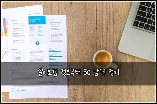 실비보험 정보부터  50 남편 정기