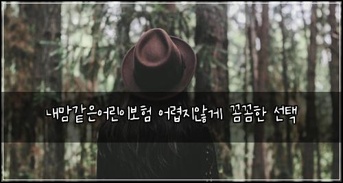 ๋ด๋ง๊ฐ์์ด๋ฆฐ์ด๋ณดํ ์ด๋ ต์ง์๊ฒ ๊ผผ๊ผผํ ์ ํ