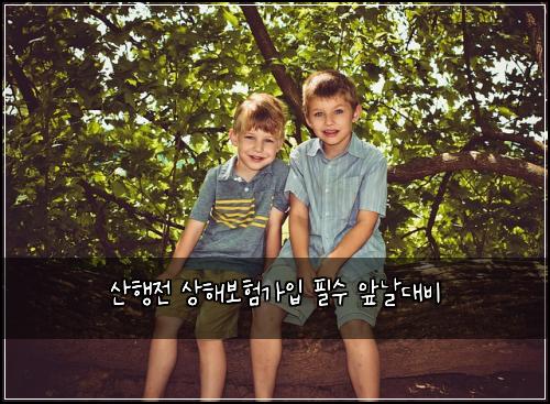 산행전 상해보험가입 필수 앞날대비