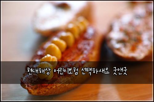 현대해상 어린이보험 선택하새요  굿앤굿