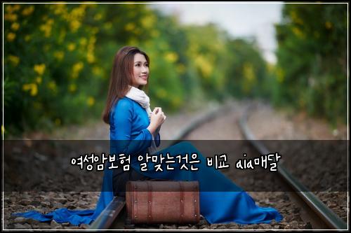 여성암보험 알맞는것은  비교 aia매달