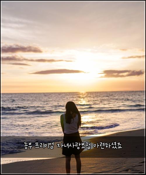 동부 프리미엄 자녀사랑보험 마련하셨죠 