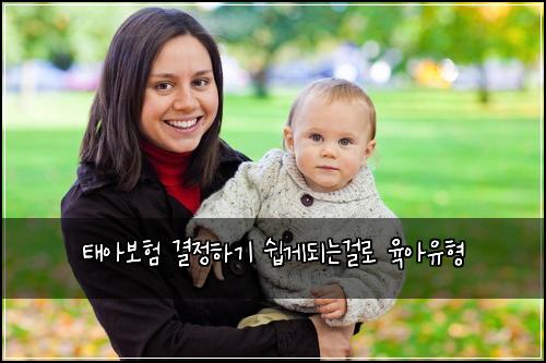 태아보험 결정하기  쉽게되는걸로 육아유형