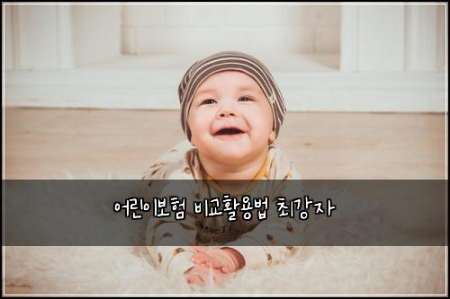 ์ด๋ฆฐ์ด๋ณดํ ๋น๊ตํ์ฉ๋ฒ ์ต๊ฐ์