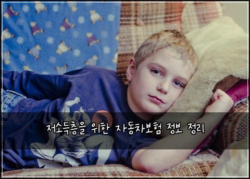 저소득층을 위한 자동차보험 정보 정리