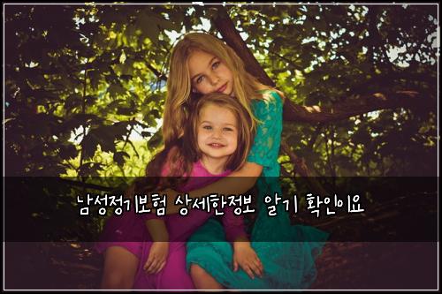 남성정기보험 상세한정보  알기 확인이요