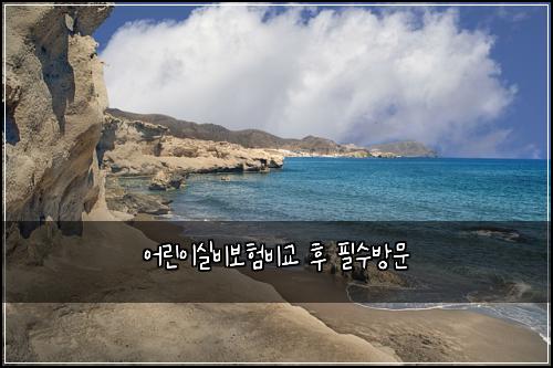 어린이실비보험비교 후 필수방문