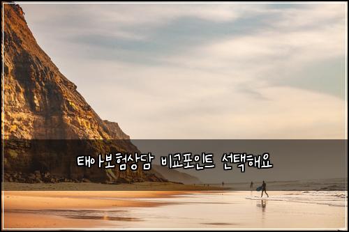 태아보험상담 비교포인트 선택해요