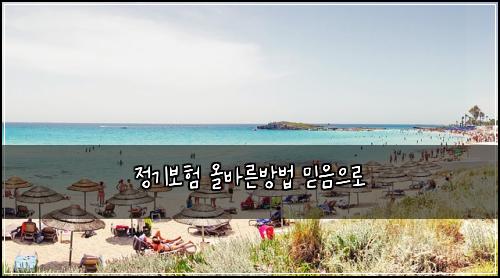 정기보험 올바른방법  믿음으로