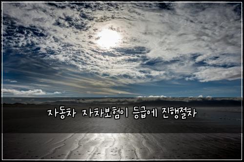 ์๋์ฐจ ์์ฐจ๋ณดํ์ด ๋ฑ๊ธ์ ์งํ์ ์ฐจ