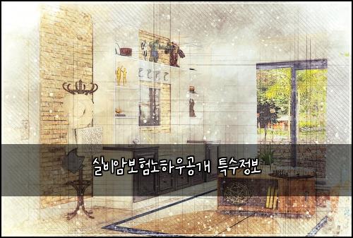 실비암보험노하우공개 특수정보