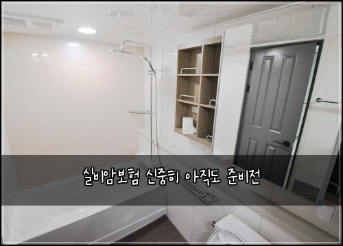 실비암보험 신중히  아직도 준비전