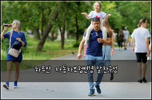 하루만 자동차보험변경 알찬구성