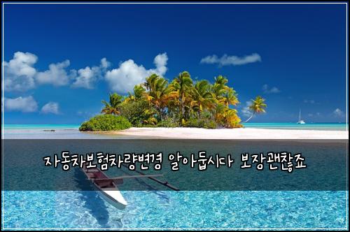 ์๋์ฐจ๋ณดํ์ฐจ๋๋ณ๊ฒฝ ์์๋ก์๋ค ๋ณด์ฅ๊ด์ฐฎ์ฃ