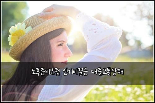 노후준비보험 인기비결은  대중교통상해