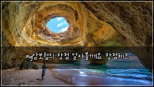 mg암보험의 장점 알아볼께요 장점체크