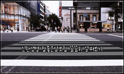 신한생명 참좋은암보험 꼼꼼히 살펴보기