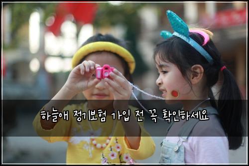 하늘애 정기보험 가입 전 꼭 확인하세요