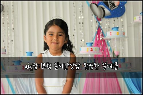 aia정기보험 실시간상담  현명한 설계를