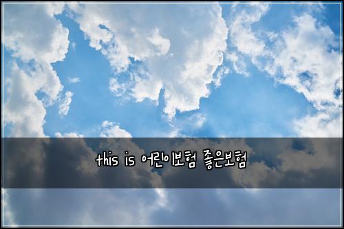 this is ์ด๋ฆฐ์ด๋ณดํ ์ข์๋ณดํ