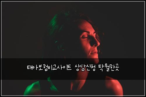 태아보험비교사이트 상담신청 탁월한곳