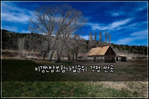 비갱신암보험가입순위 걱정 싼곳