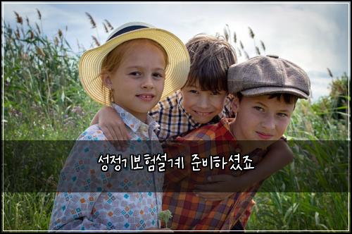 성정기보험설계 준비하셨죠