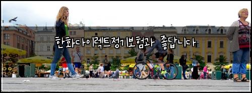 한화다이렉트정기보험과 좋답니다