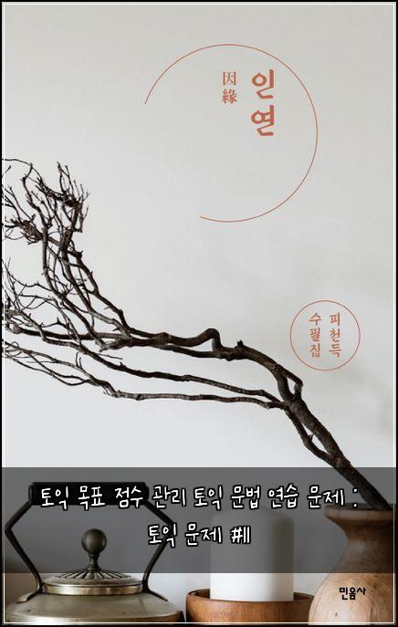 토익 목표 점수 관리 토익 문법 연습 문제 : 토익 문제 #11