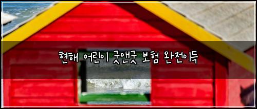 현해 어린이 굿앤굿 보험 완전이득 