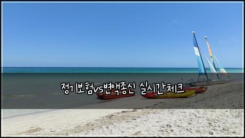 정기보험vs변액종신 실시간체크