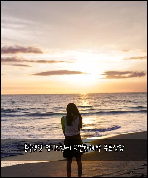 흥국생명 정기보험에 특별한혜택 무료상담