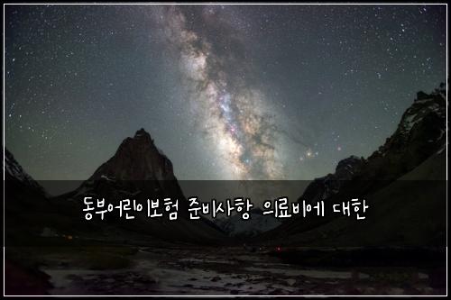 ๋๋ถ์ด๋ฆฐ์ด๋ณดํ ์ค๋น์ฌํญ ์๋ฃ๋น์ ๋ํ