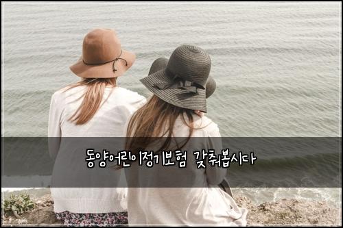동양어린이정기보험 갖춰봅시다 
